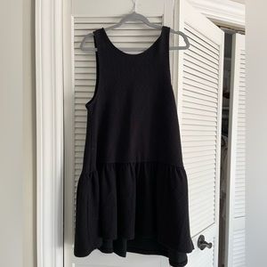 Textured free people baby doll dress
